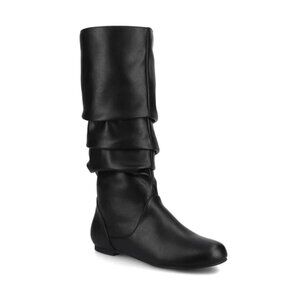 Journee Collection Women's Jayne Wide Calf Slouchy Knee High Boots